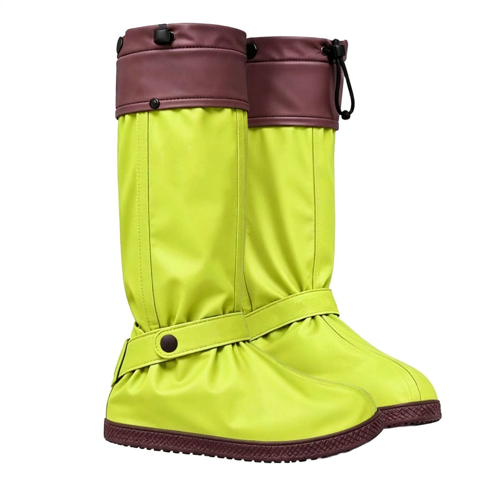 Cycling Shoes For Commute - Copriscarpe impermeabili con cerniera, riutilizzabili, antiscivolo,