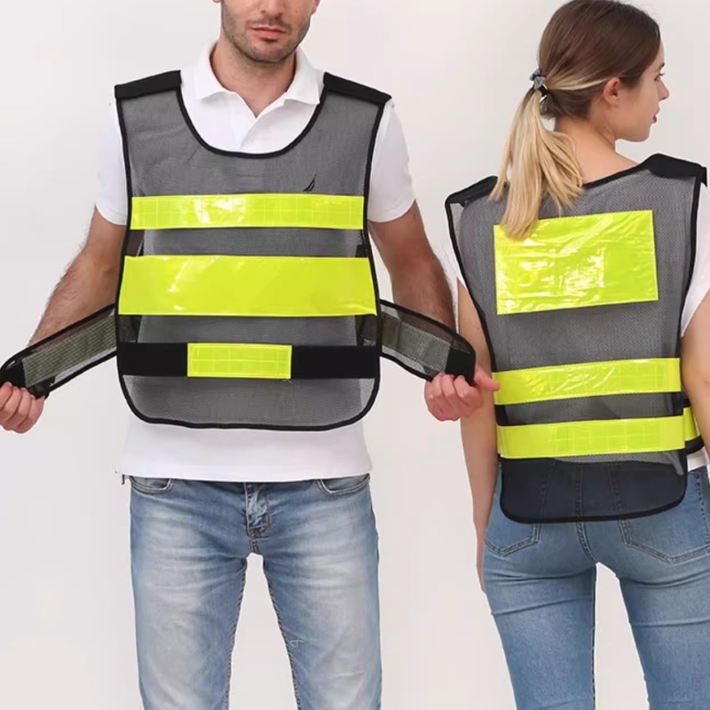 Cycling Commuter Jacket - Sicurezza notturna Gilet con strisce riflettenti