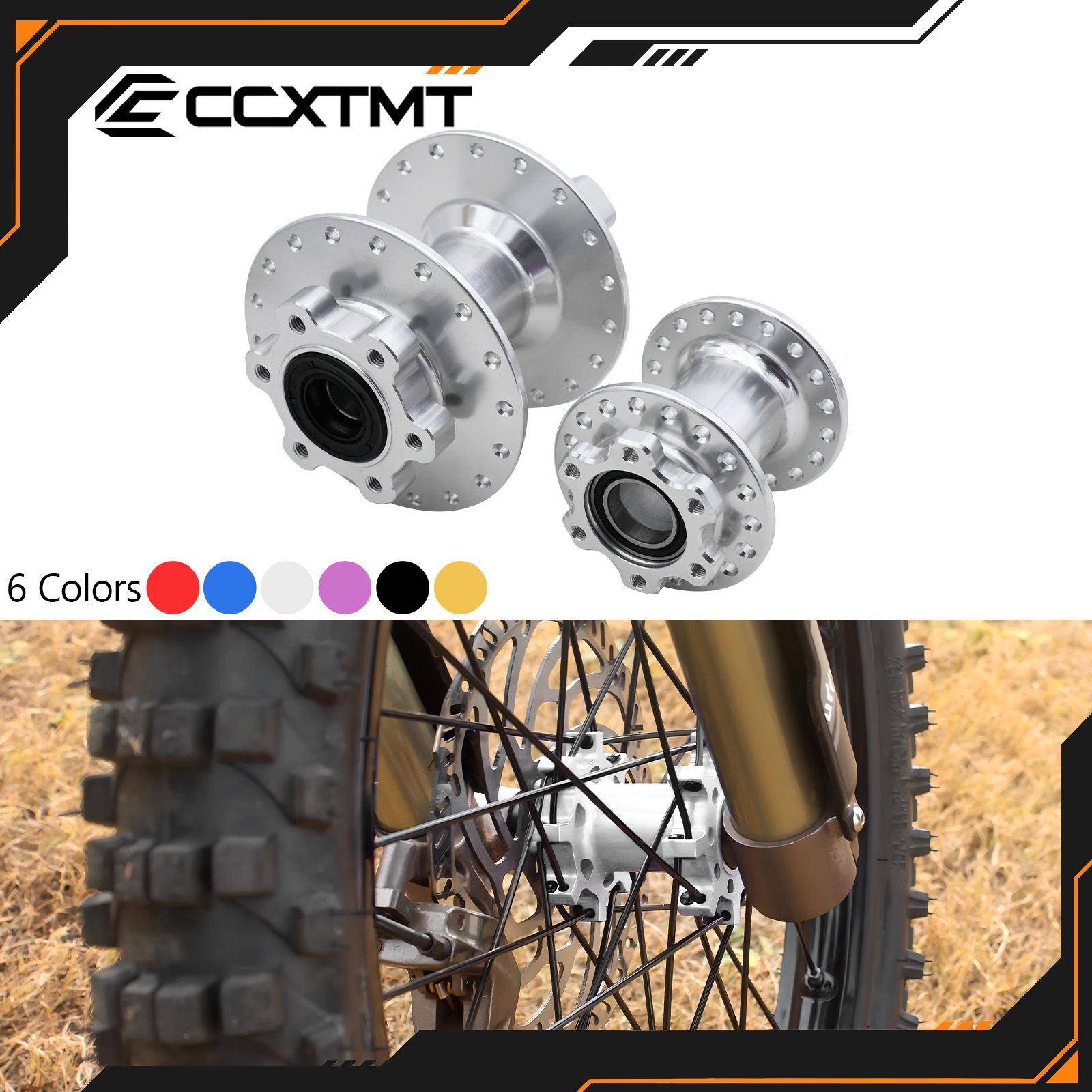 Bike Light Front Rear - Mozzo Ruota Anteriore Posteriore CNC per