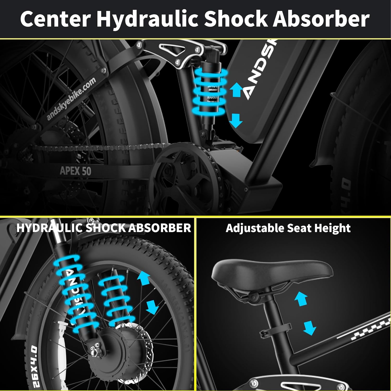 ANDSKY Apex50 AWD Bicicletta E - Bike Pump Frame Mount recensione e prezzo
