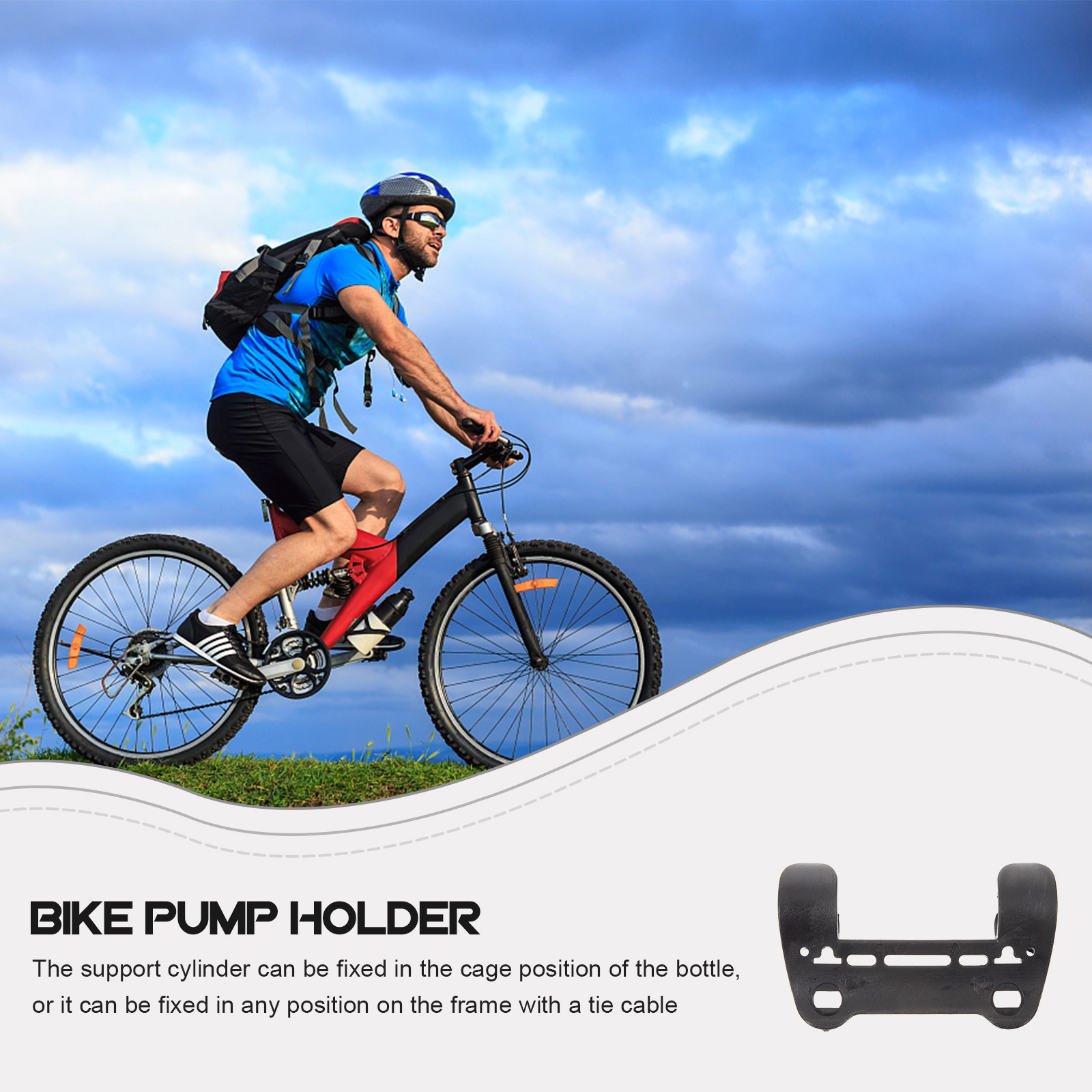 Supporto robusto e leggero per - Bike Pump Frame Mount recensione e prezzo