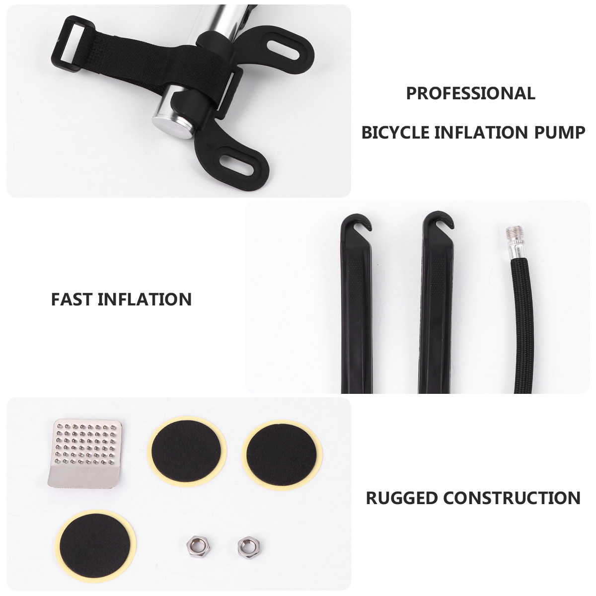 Kit di riparazione per foratur - Bike Pump Frame Mount recensione e prezzo